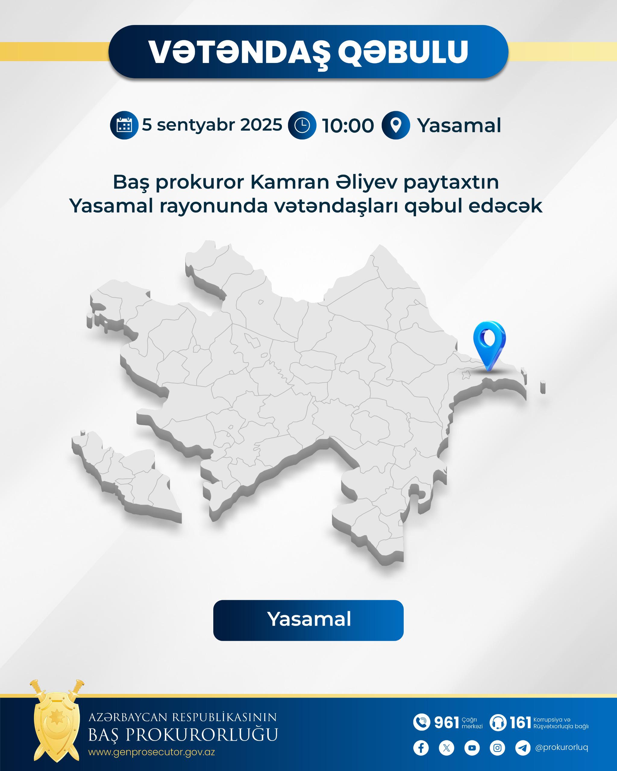 Baş Prokurorluğun Mətbuat xidmətinin məlumatı