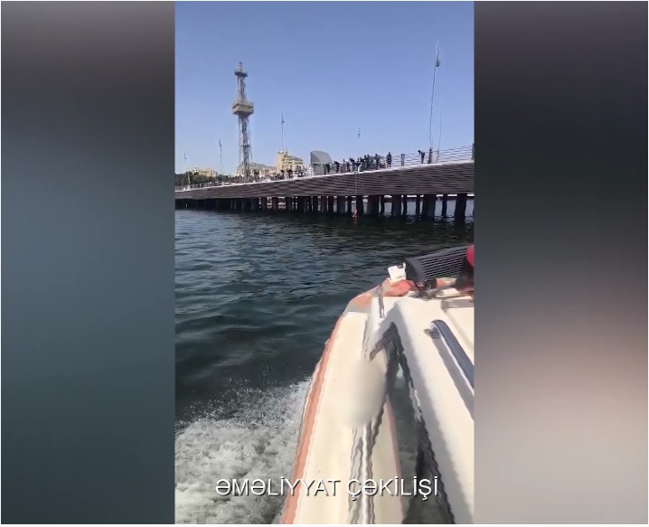 Bulvarda dənizdə boğulan şəxs xilas edildi