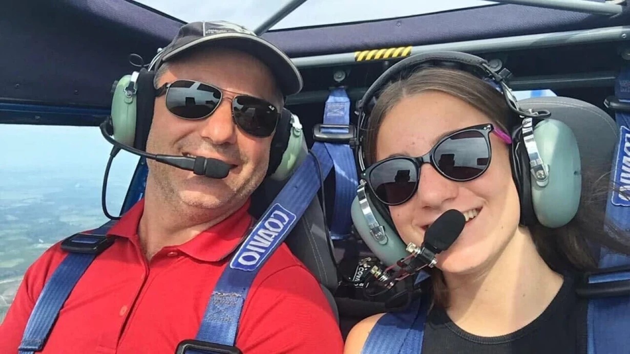 Təyyarə qəzası nəticəsində ata və qızı öldü