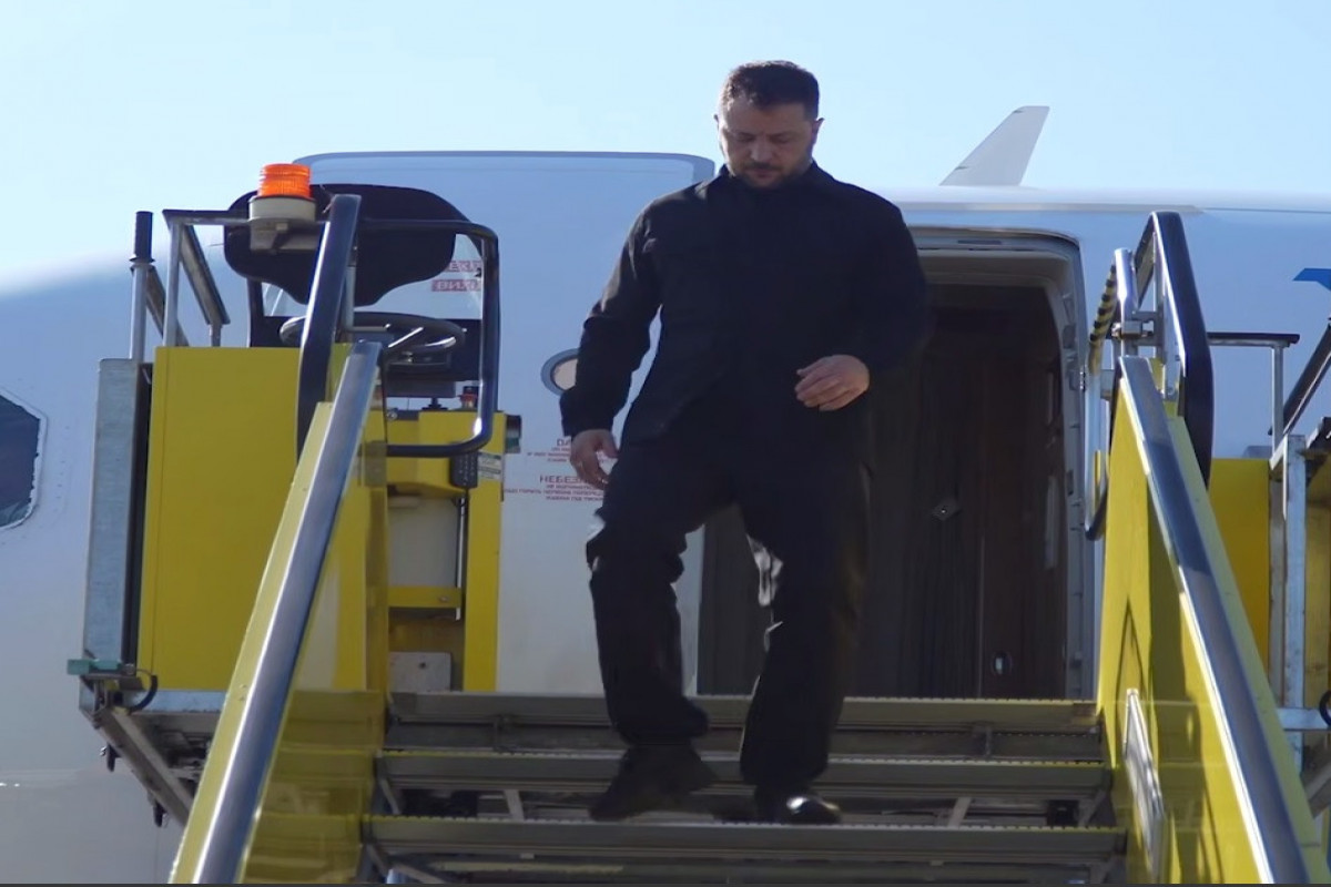 Zelenski Danimarkaya səfərə gedib