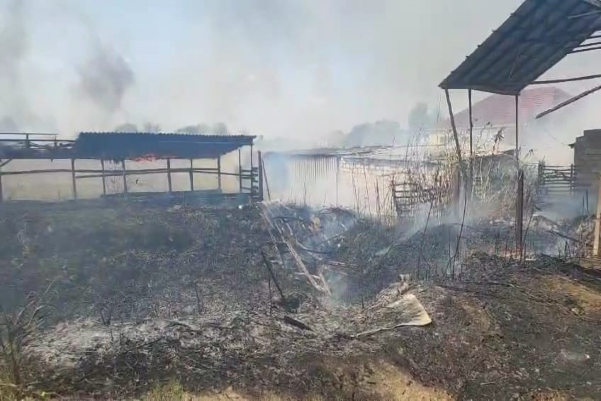 Beyləqanda yanğın törədən şəxs cərimə olunub