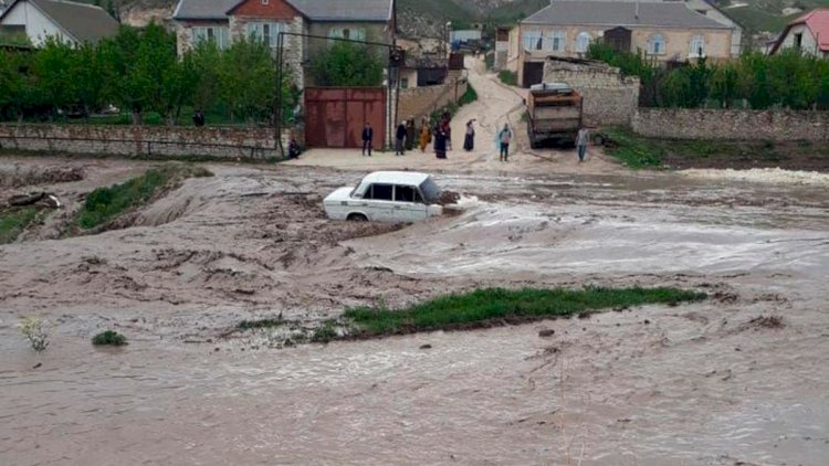Dağıstanda güclü daşqın və sel: Evlər su altında qalıb