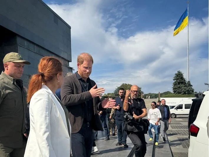 Şahzadə Harri Kiyevə səfər etdi