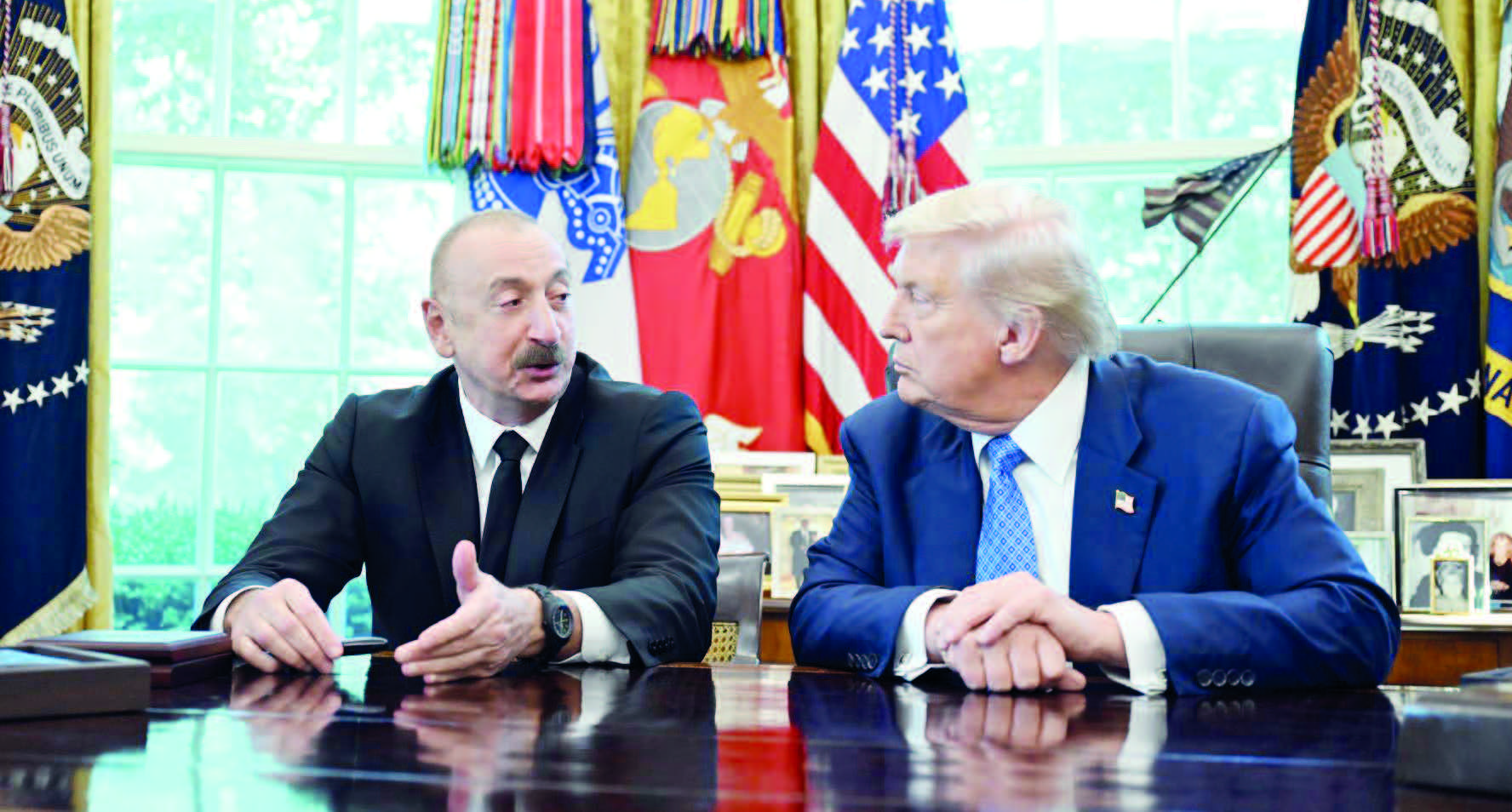 Azərbaycan Prezidenti Donald Trampa təşəkkür etdi