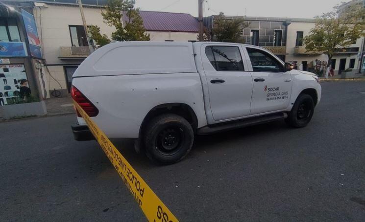 Gürcüstanda “SOCAR”a məxsus avtomobil atəşə tutuldu - Bir nəfər saxlanıldı