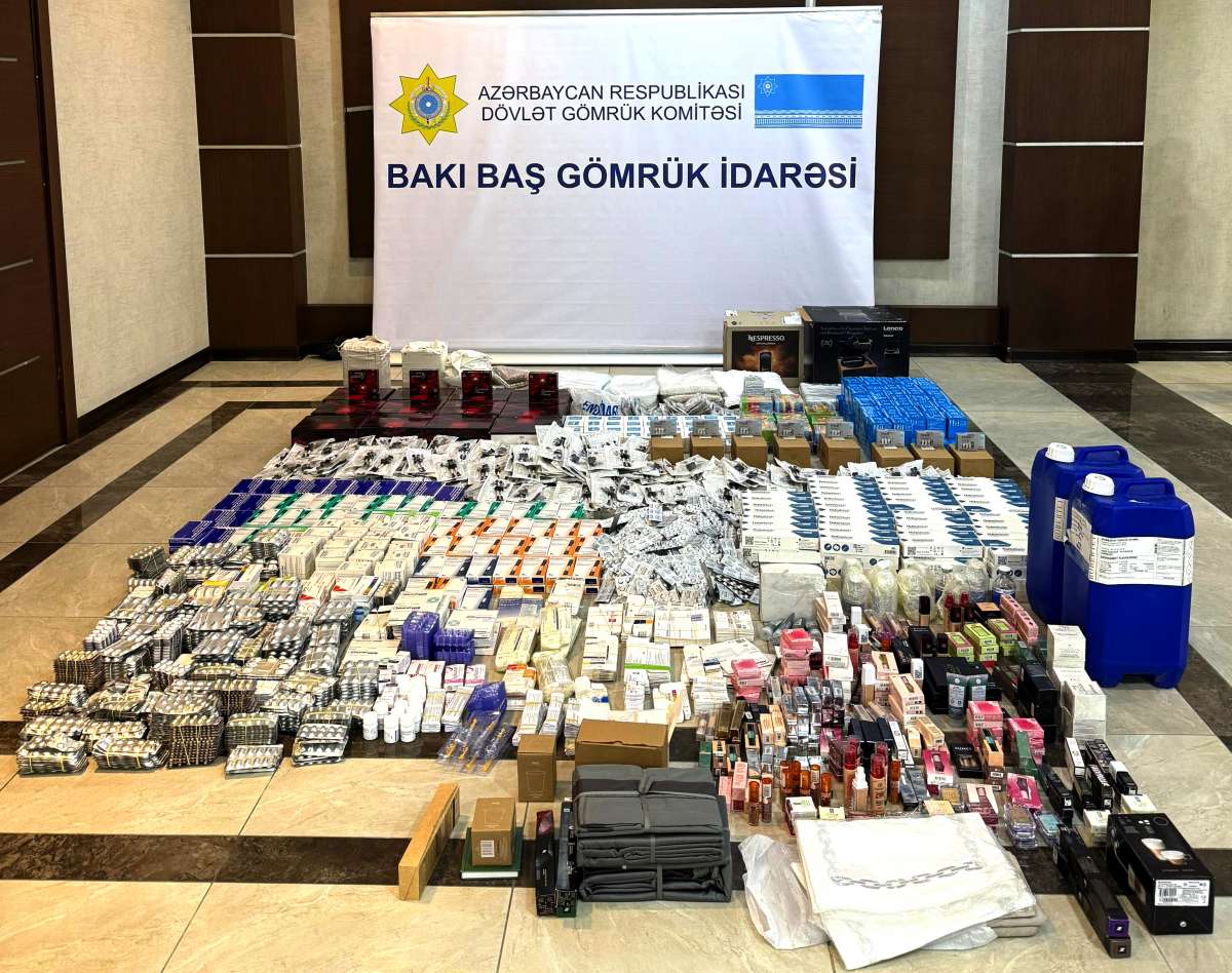 Gömrük orqanına bəyan edilməyən xeyli miqdarda mallar aşkar edildi