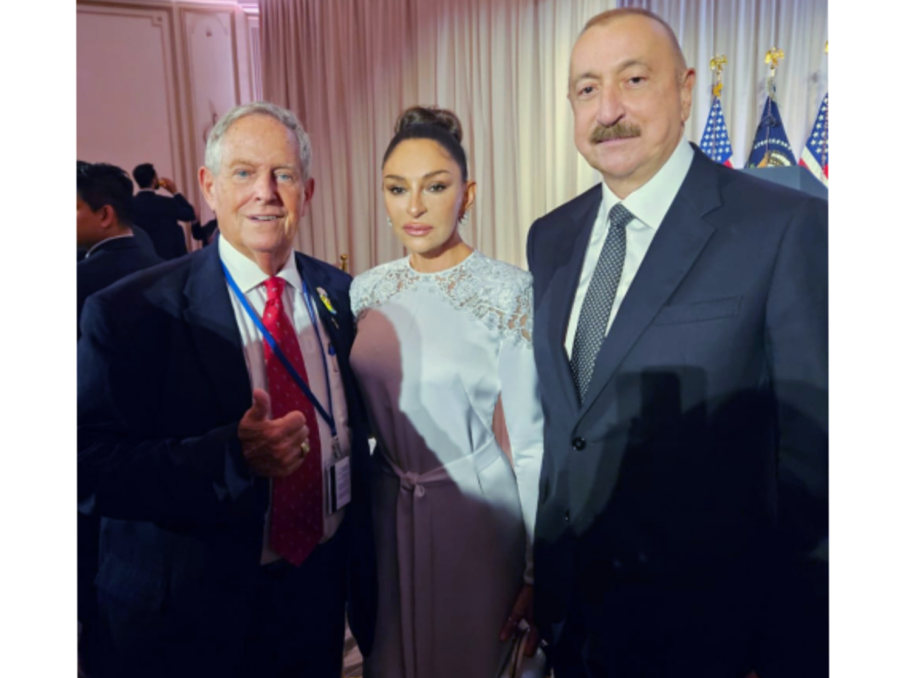 Prezident və birinci xanım BMT Baş Assambleyasının 80-ci sessiyası ilə əlaqədar rəsmi qəbulda iştirak ediblər - FOTO