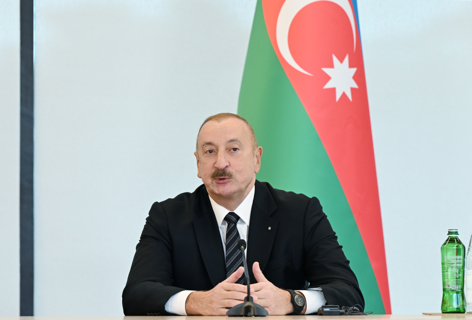 Prezident İlham Əliyev: Azərbaycan neft təchizatına görə birinci yerdədir