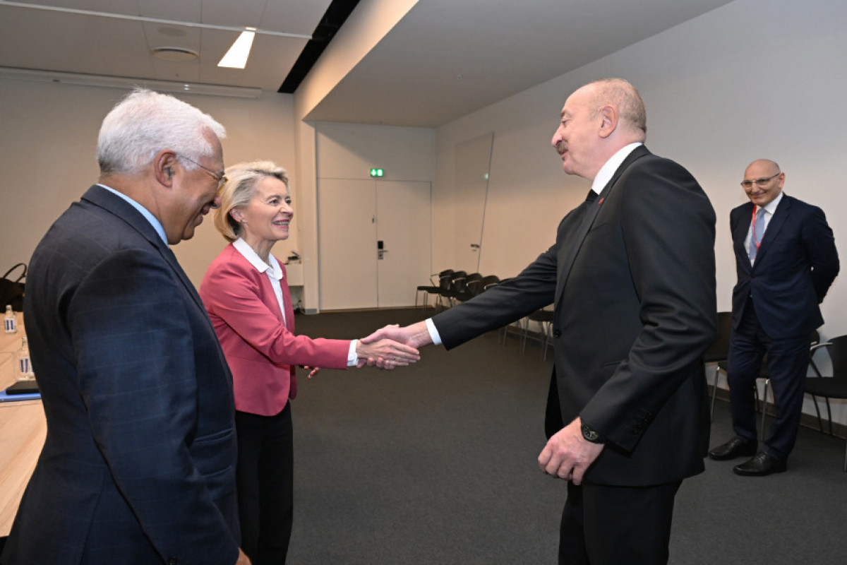 İlham Əliyev Kopenhagendə Aİ liderləri ilə görüşdü - FOTOLAR