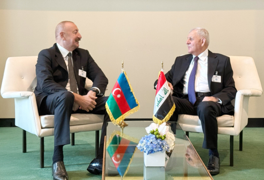 Azərbaycan Prezidenti İlham Əliyev iraqlı həmkarı ilə Nyu-Yorkda apardığı fikir mübadiləsini yüksək qiymətləndirib