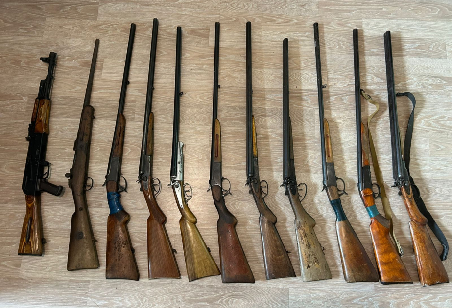 Ötən gün qanunsuz silah-sursat aşkar edilib