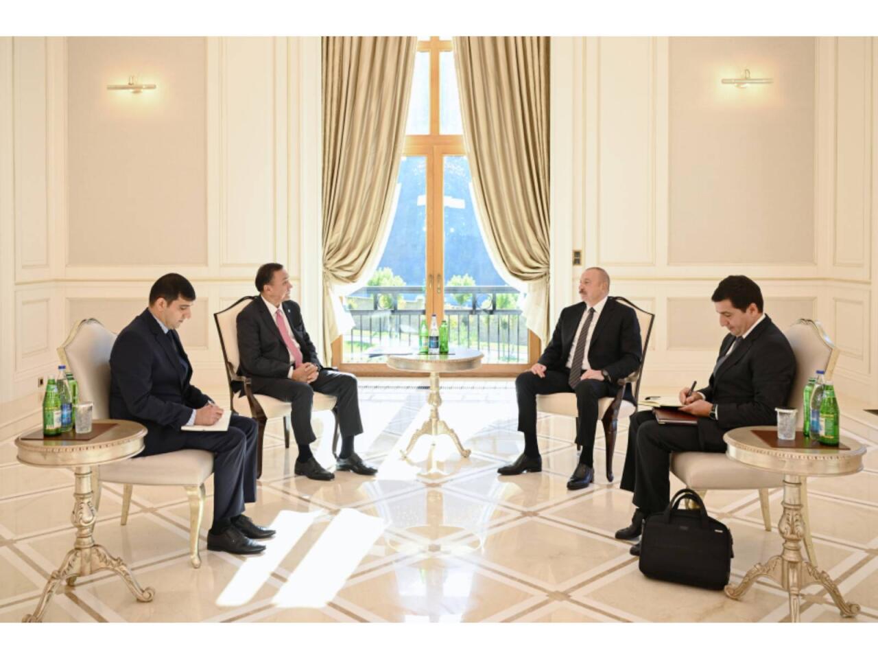 Prezident Qəbələdə TDT Baş katibini qəbul edib - FOTO