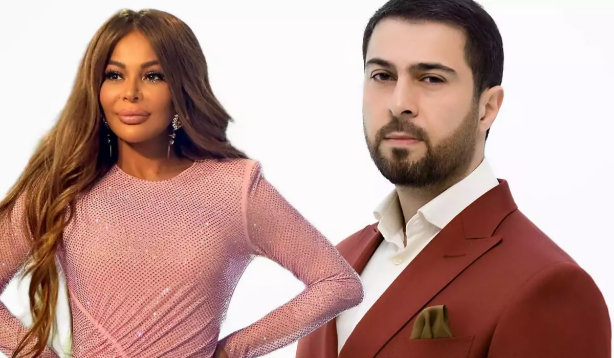 Aygün Kazımovanın toyda çətin anları: Bəyin dostu üstünə gəldi - VİDEO