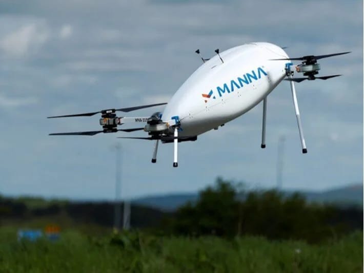 Dronla yeməklərin çatdırılması başlayıb