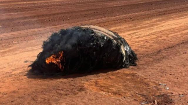 Avstraliya səhrasında tapılan yanmış obyekt kosmosdan düşmüş ola bilər
