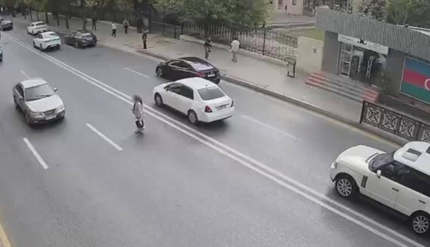 Bakıda piyadaların vurulduğu dəhşətli qəzalar - Anbaan görüntülər