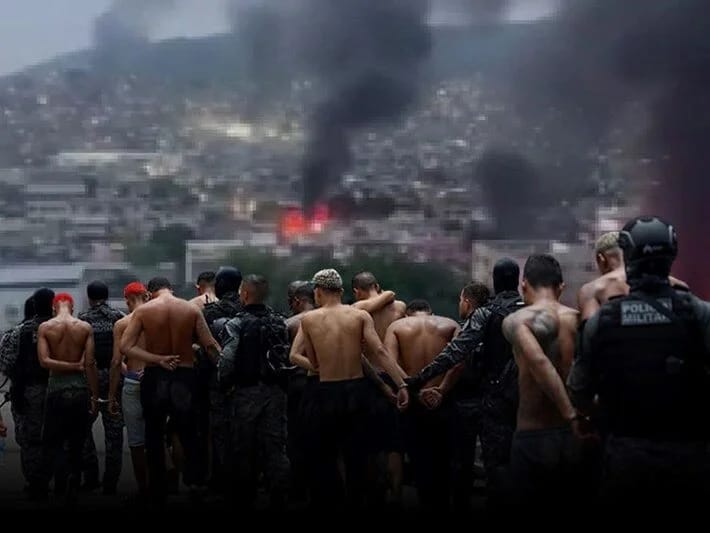 Braziliyanın küçələri döyüş meydanına çevrilib: 4-ü polis olmaqla 60 nəfər ölüb