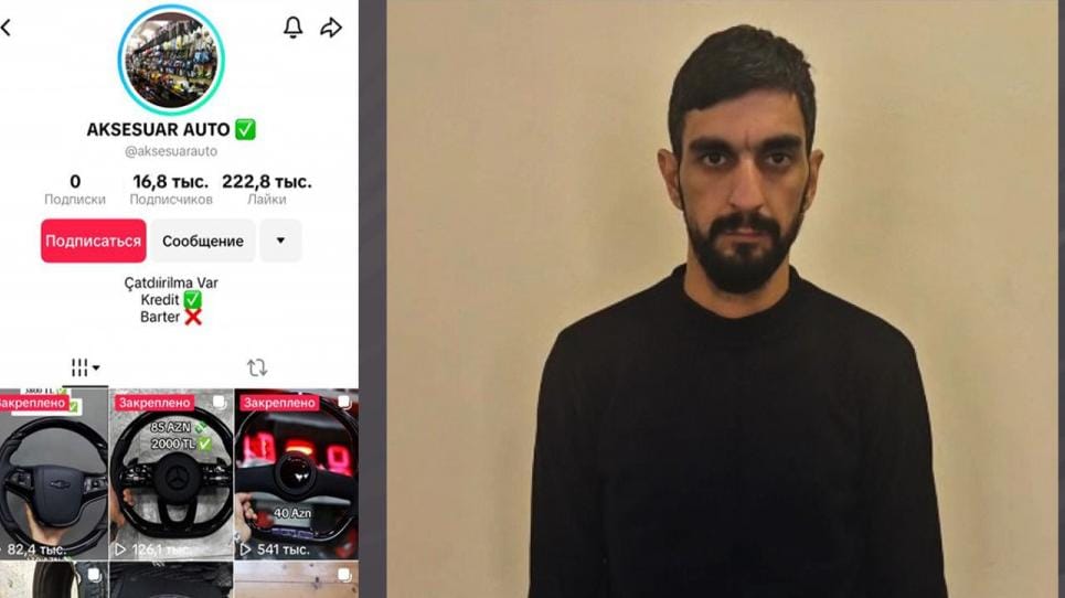 “TikTok”da saxta elanlar paylaşaraq dələduzluq edən şəxs saxlanılıb