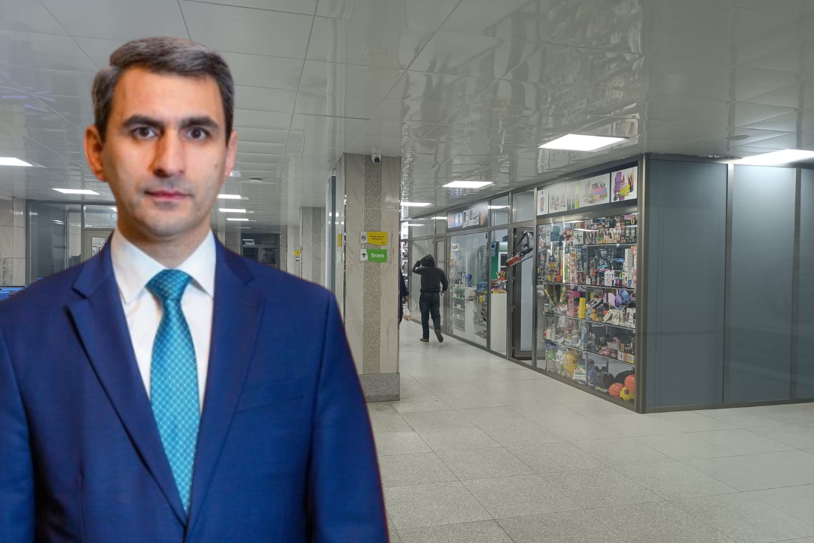 Sabunçu dəmir yolu stansiyasının keçidi ticarət obyektlərinə çevrilib – qanunsuzluq göz önündə