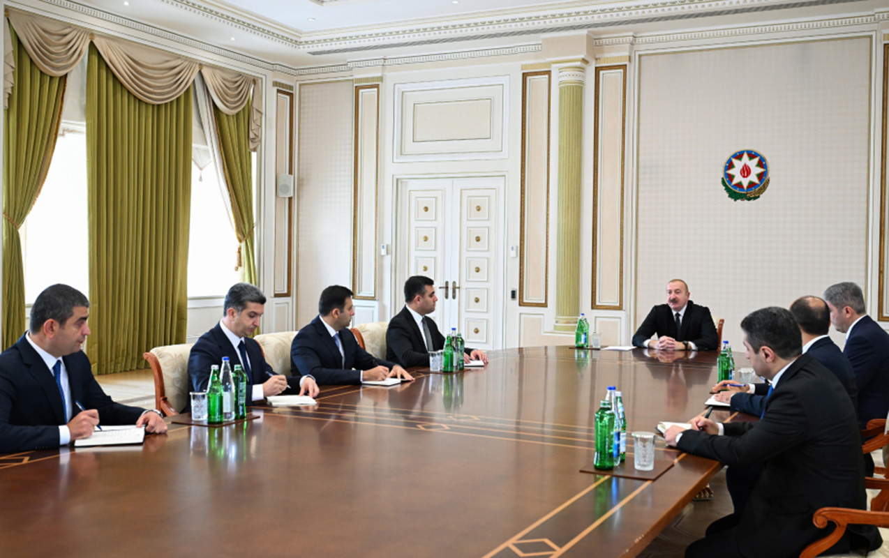 Prezident yeni icra başçılarını qəbul etdi - Fotolar