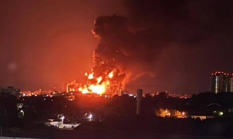 Rusiyanın ən böyük neft emalı zavodlarından biri vuruldu