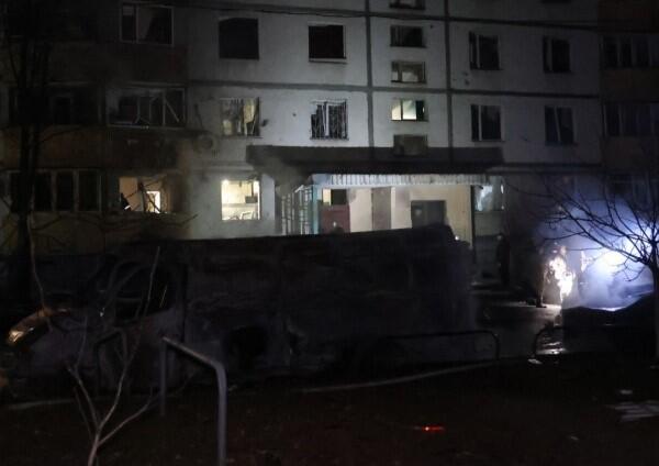 Ukraynaya növbəti dron hücumu - 36 yaralı var - FOTO