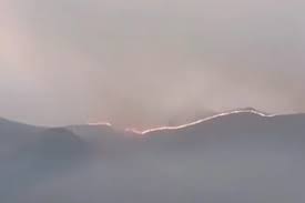 Kəlbəcərdə çətin relyefli ərazi YANIR