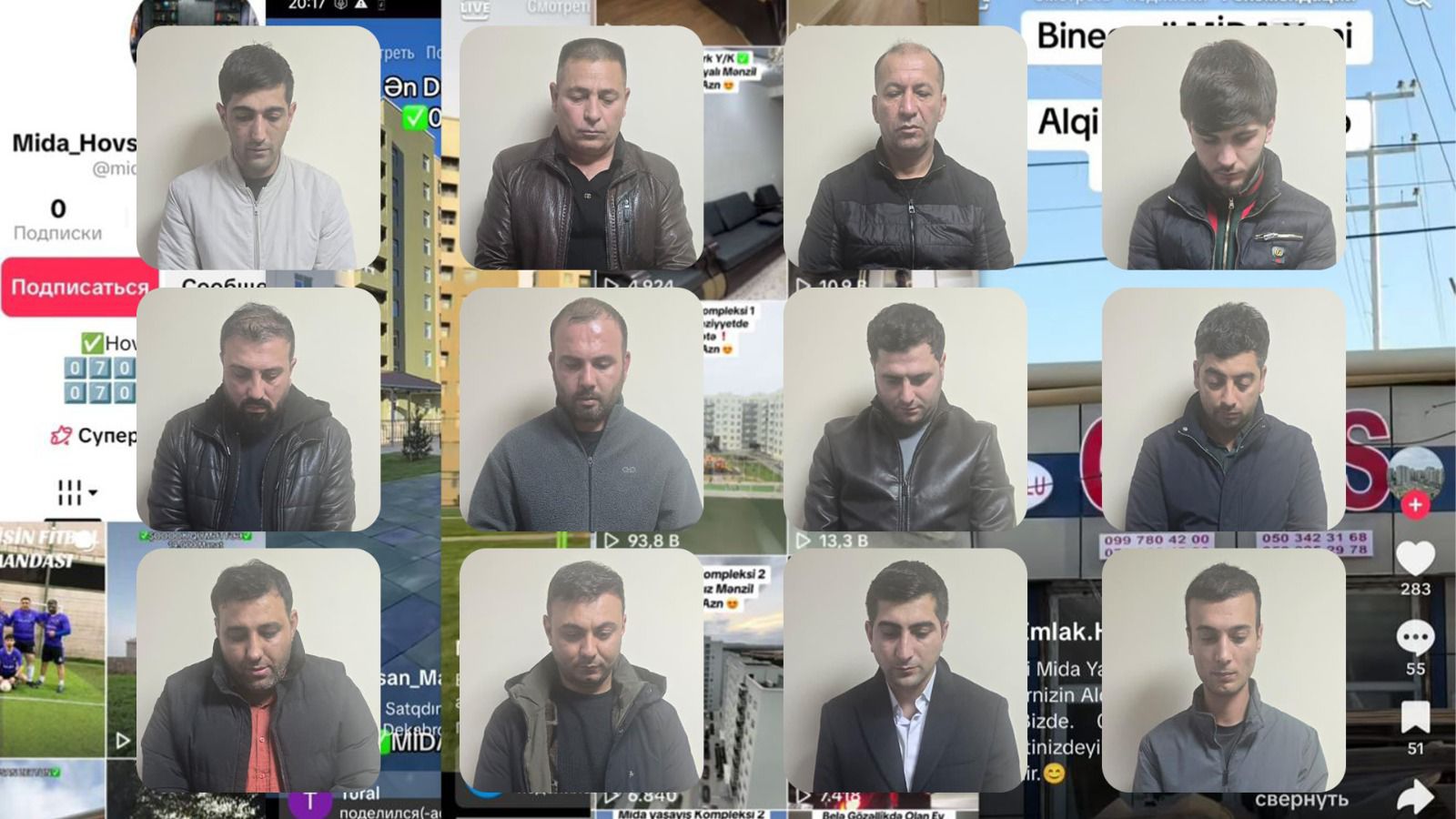 MİDA mənzillərinin qanunsuz satışını təşkil edən 12 nəfər saxlanıldı