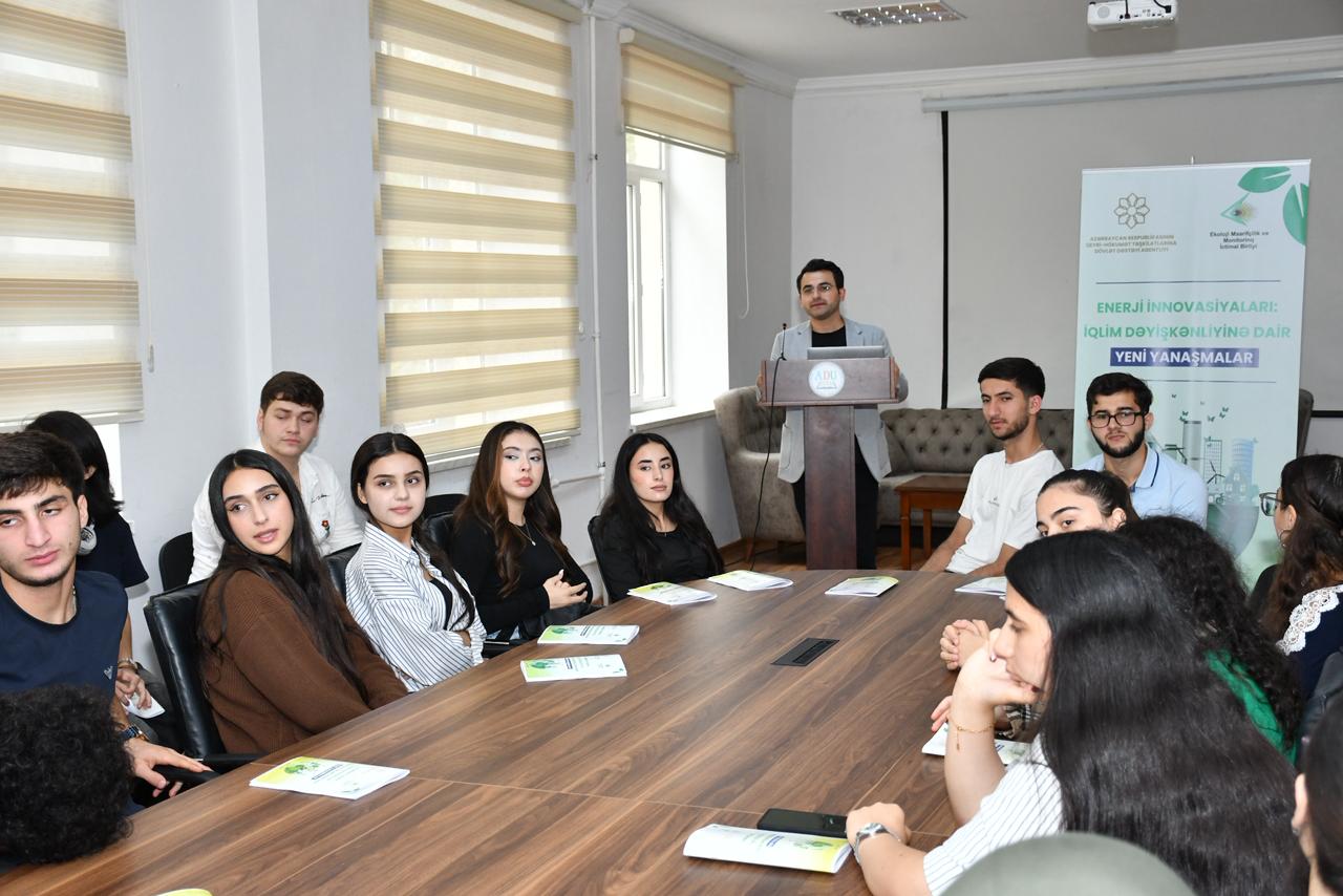 Enerji innovasiyaları mövzusunda maarifləndirici tədbir keçirilib