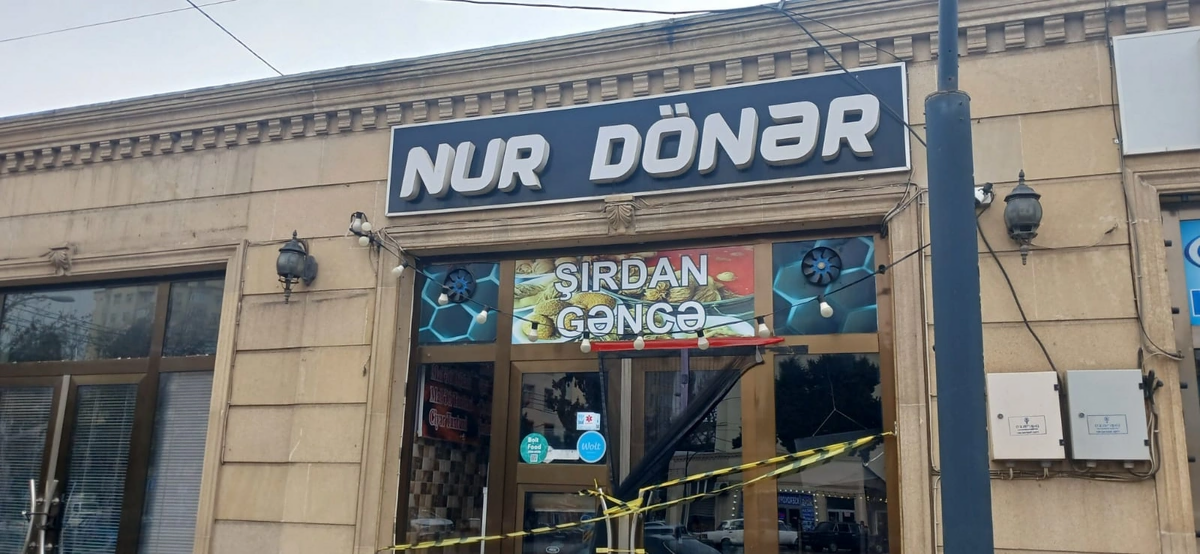 Gəncədə şagirdlərin zəhərləndiyi dönərxana bağlandı