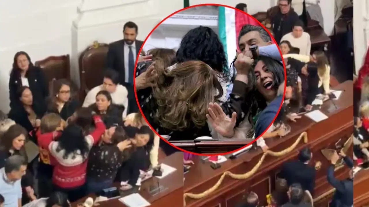 Mexiko Konvensiyasında dava düşüb: Üzvlər bir-birinin saçını yolub