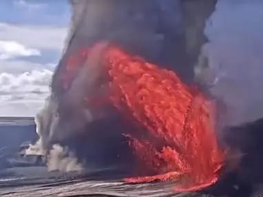 Kilauea yenidən vulkan püskürdü