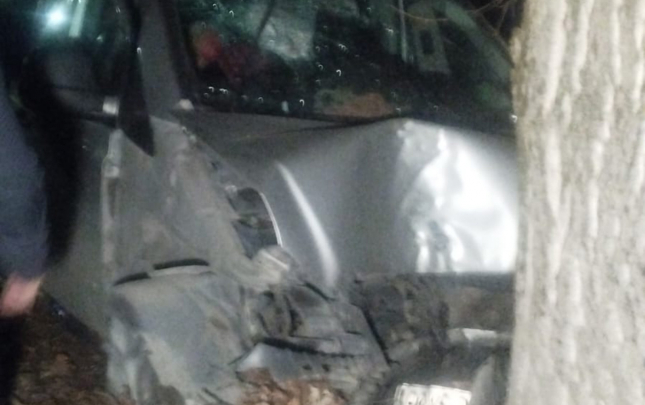 Qaxda ağır qəza - Sürücü öldü