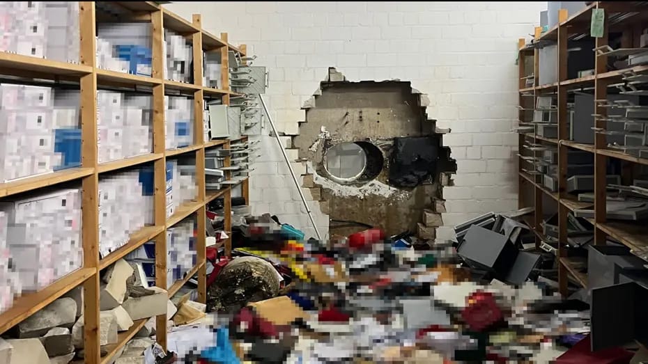 La Casa de Papel reallığa çevrildi: Almaniyada bank anbarı qarət edilib