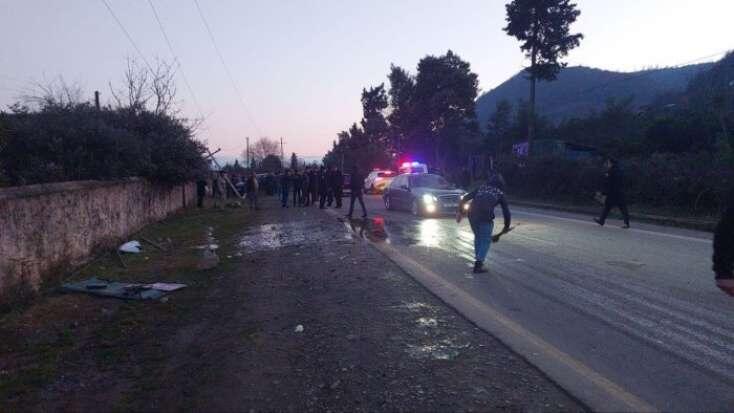 Astarada baş verən qəzanın görüntüləri yayıldı - VİDEO