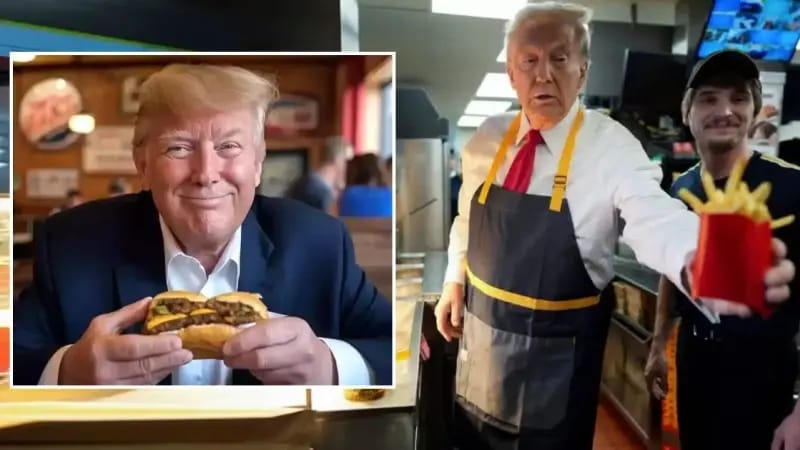 Tramp ABŞ-da ən qeyri-sağlam qidalanan şəxs seçilib