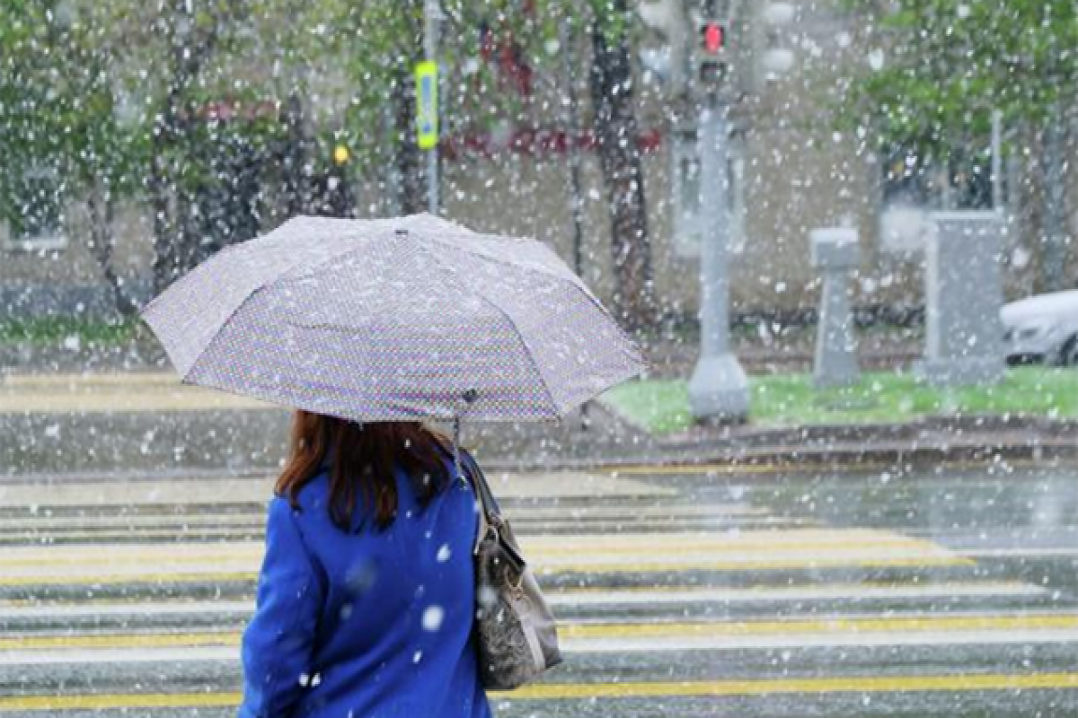 Bazar günü Bakıya sulu qar, rayonlara qar yağacaq