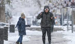 Qarlı havada xəsarət alanların sayı açıqlandı