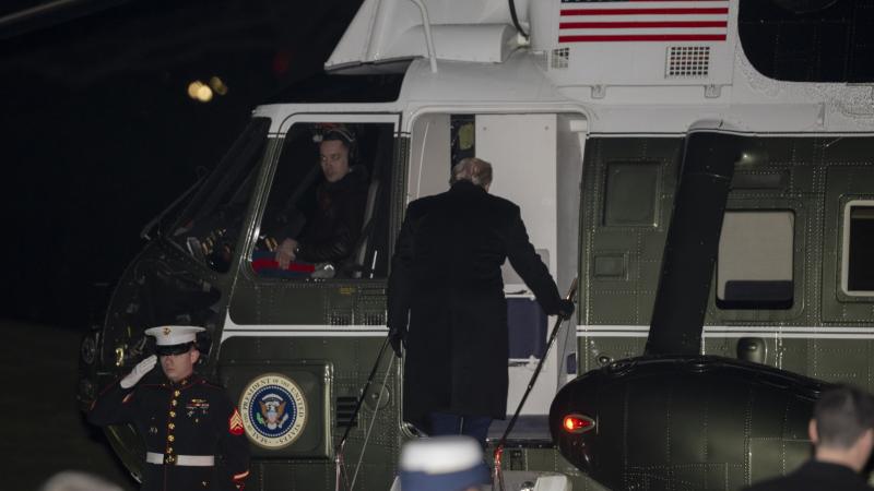 Trampın təyyarəsində uçuş zamanı nasazlıq yaranıb