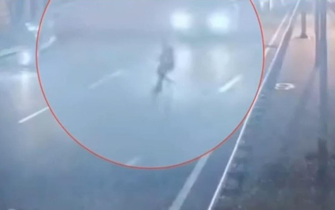 Bakıda qadının öldüyü hadisənin anbaan görüntüləri - VİDEO