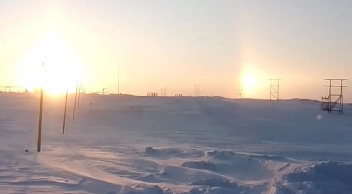 Saxalində səmada iki Günəş görünüb