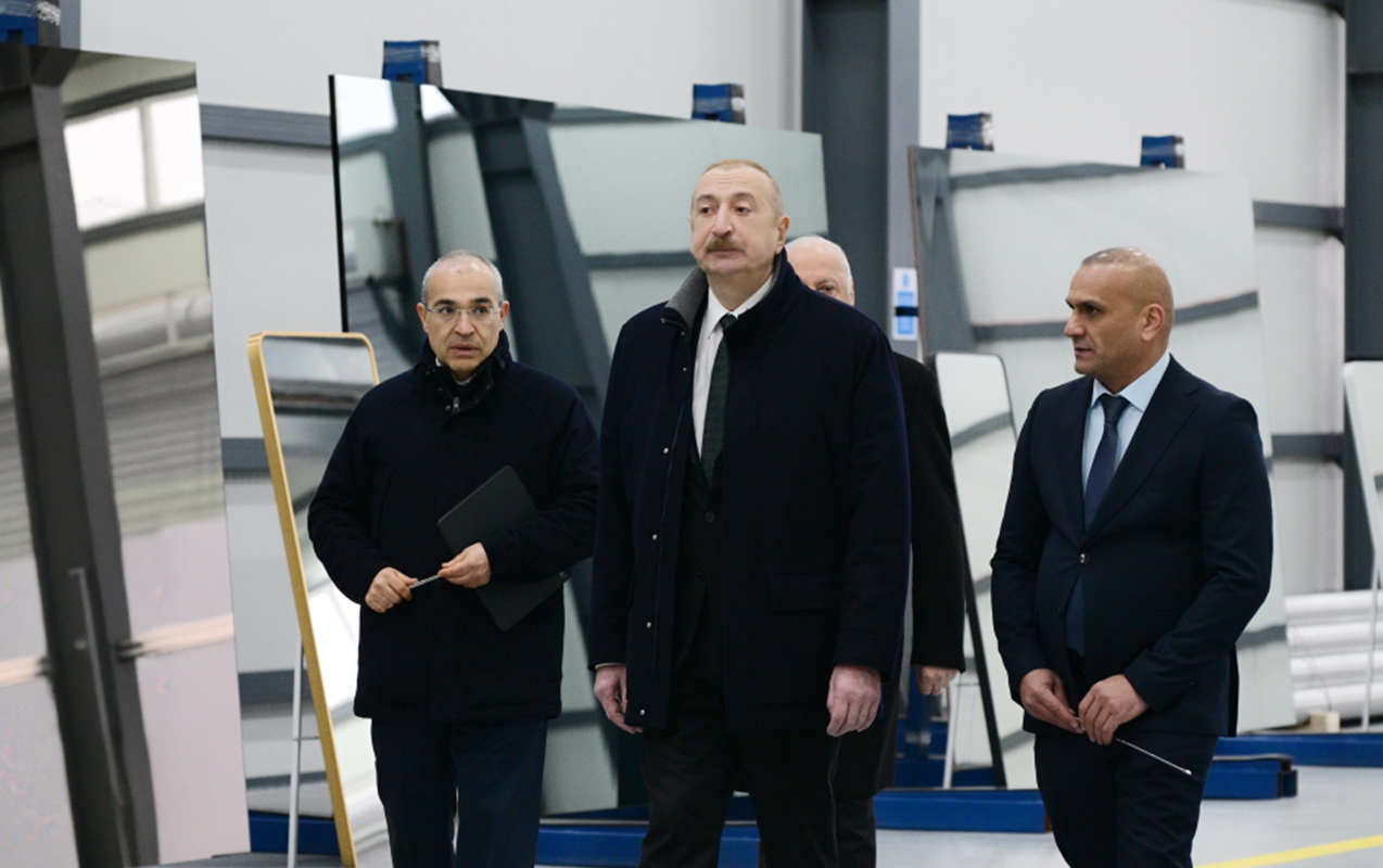 Prezident Sumqayıtda açılışda iştirak etdi - Fotolar