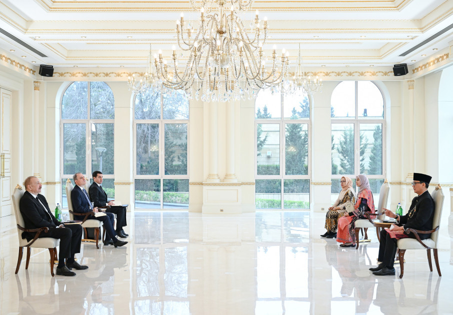 Prezident İndoneziyanın yeni səfirinin etimadnaməsini qəbul etdi - FOTOLAR