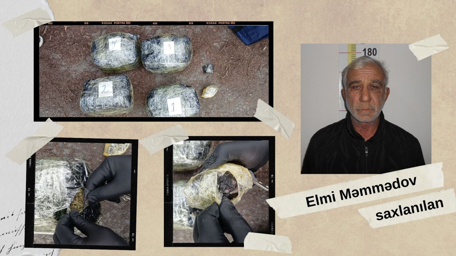 Keçmiş məhkumdan 5 kiloqrama yaxın narkotik vasitə aşkarlandı