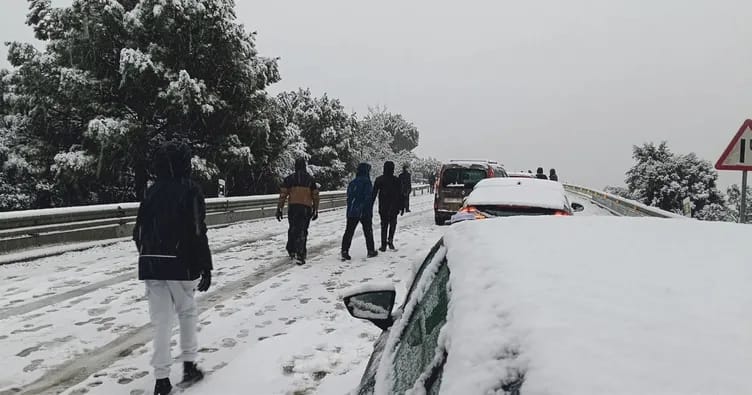 Avropada qar fırtınası