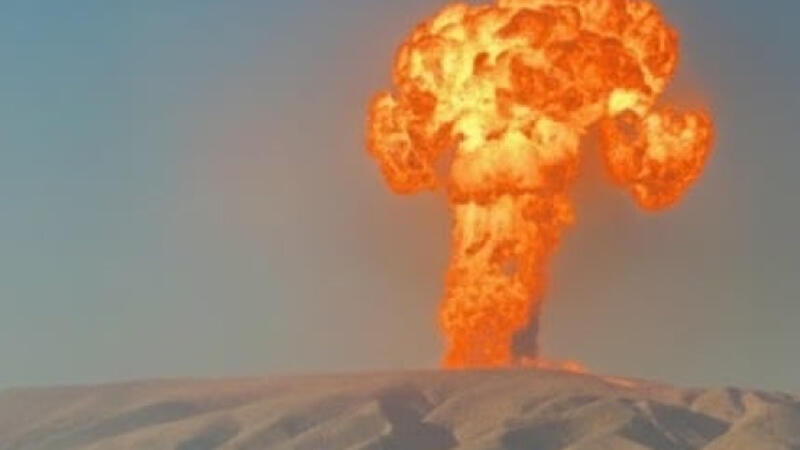 Azərbaycanda güclü vulkan püskürdü