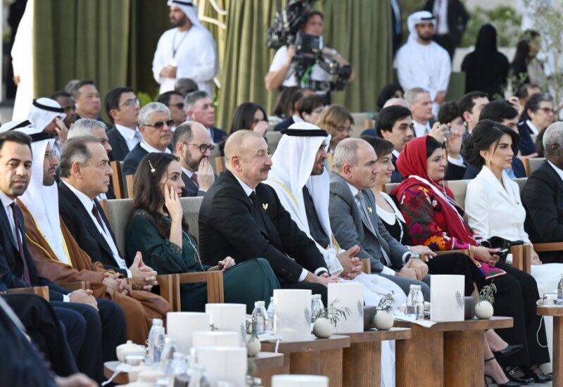 Prezident İlham Əliyev “Zayed İnsan Qardaşlığı Mükafatı”nın təqdimolunma mərasimində iştirak edib - FOTO