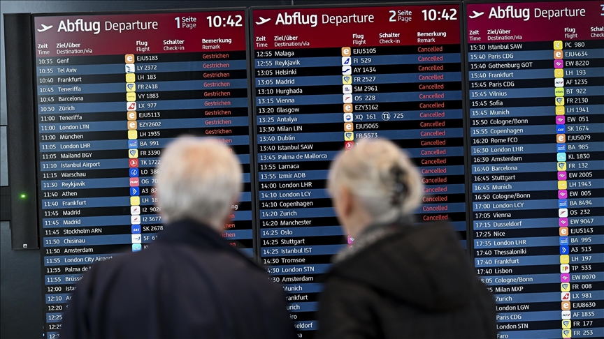 Berlindəki Brandenburq hava limanında uçuşlar dayandırılıb