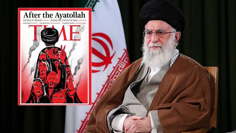 TIME jurnalının üz qabığında Xamneyi yer alıb