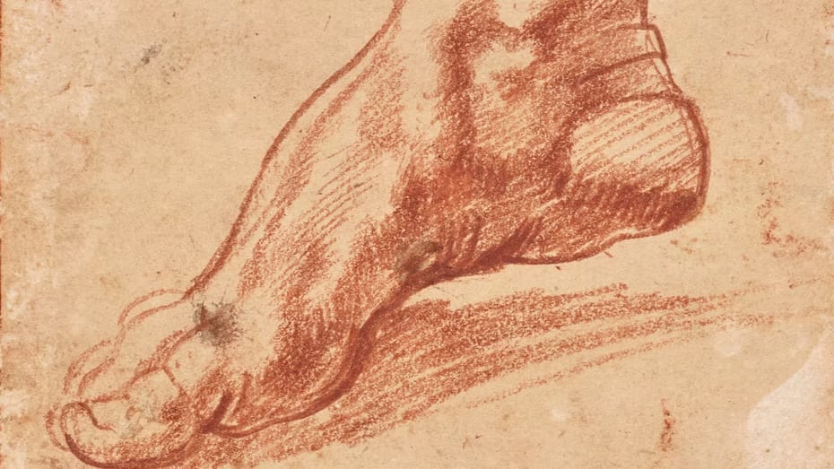 Mikelancelonun kiçik ayaq rəsmi 27 milyon dollara satılıb